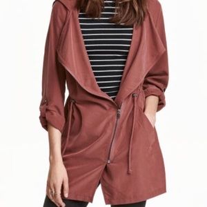 Rusty Red H&M Hooded Jacket
